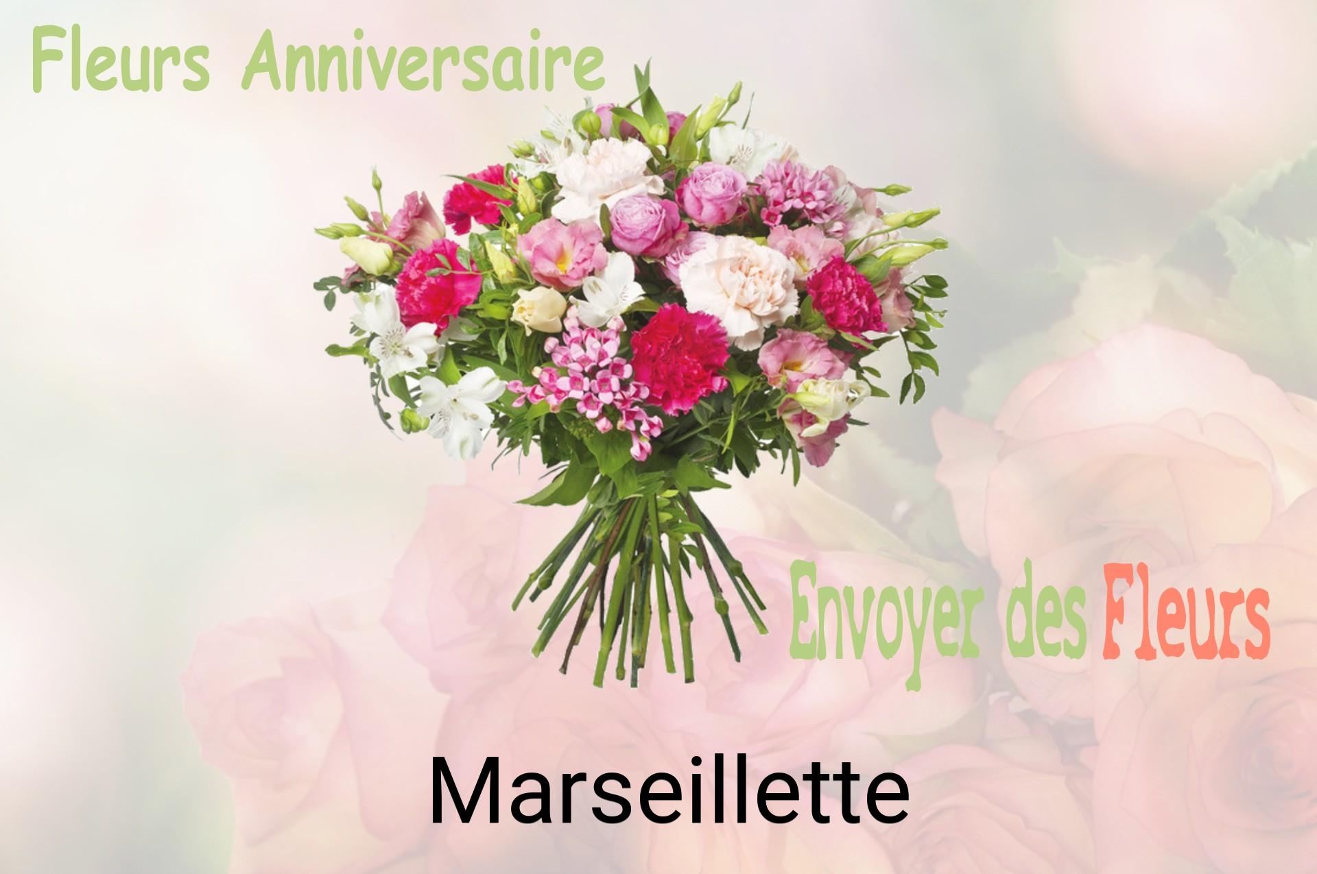 Bouquet de fleurs d’anniversaire livré à Marseillette