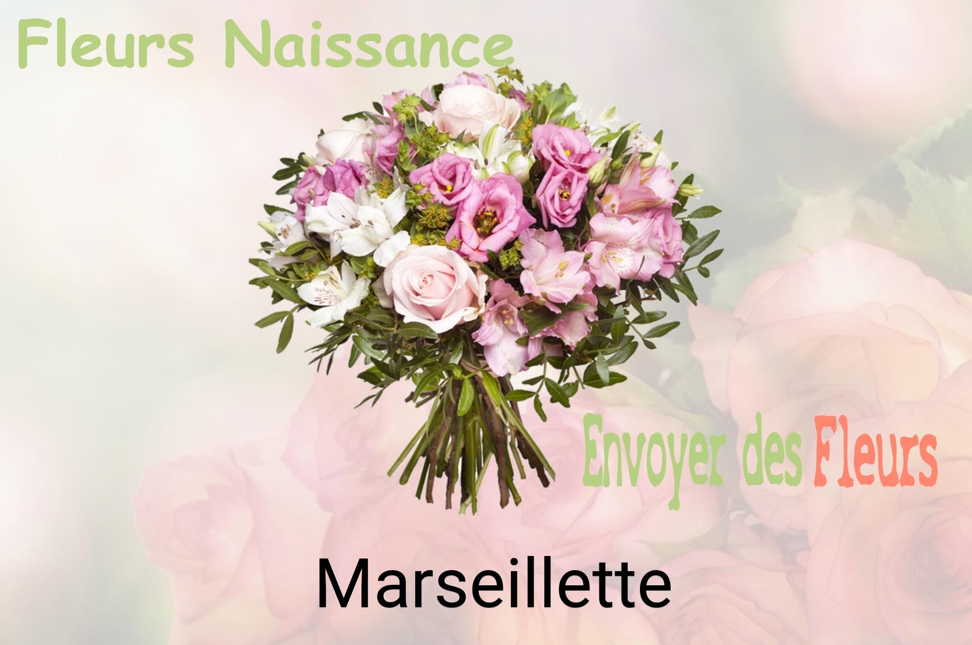 Bouquet de fleurs de naissance livré à Marseillette